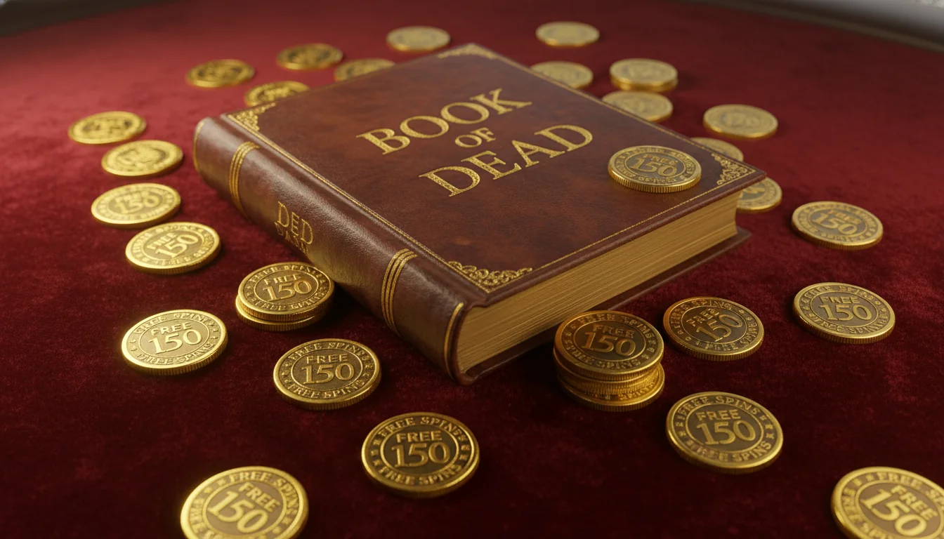 Rich Wilde character on Book of Dead slot reels